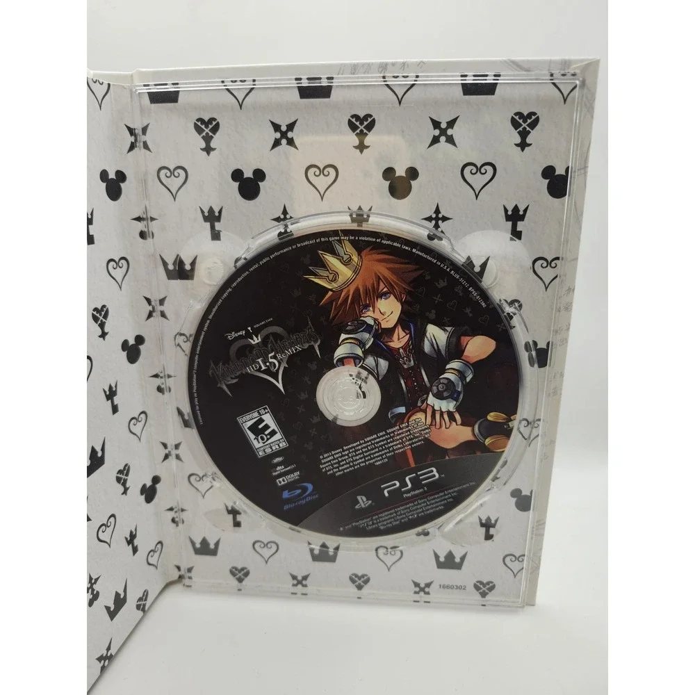 Kingdom Hearts HD 1.5 Remix PS3 Limited Edition Art Book W/ Sleeve
